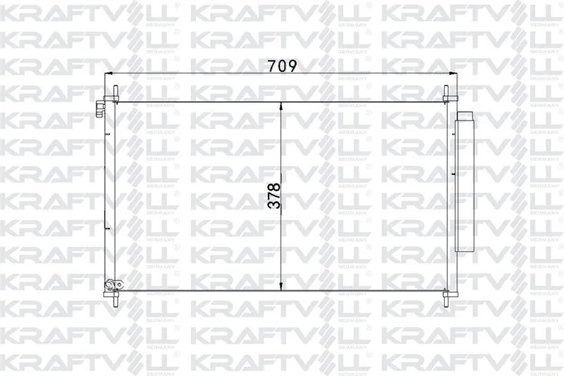 Klima Radyatörü  KRAFTVOLL 08060020
