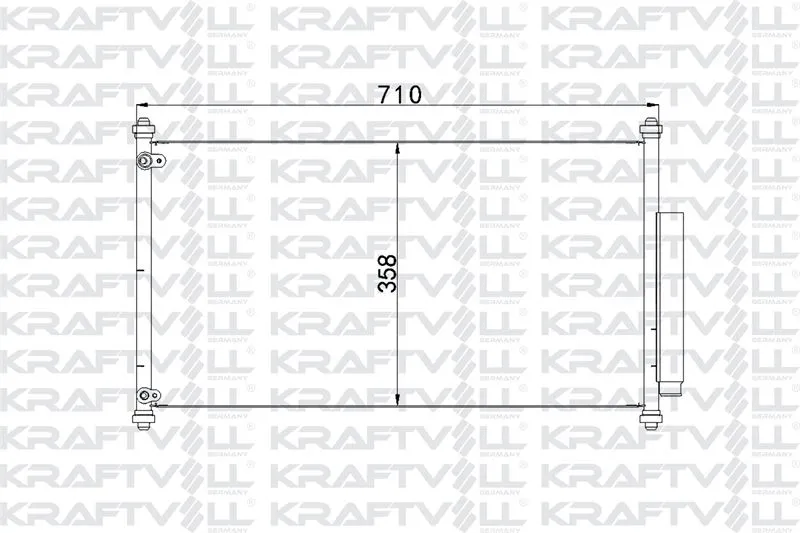 Klima Radyatörü  KRAFTVOLL 08060024