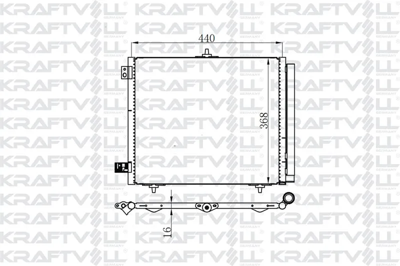 Klima Radyatörü  KRAFTVOLL 08060177