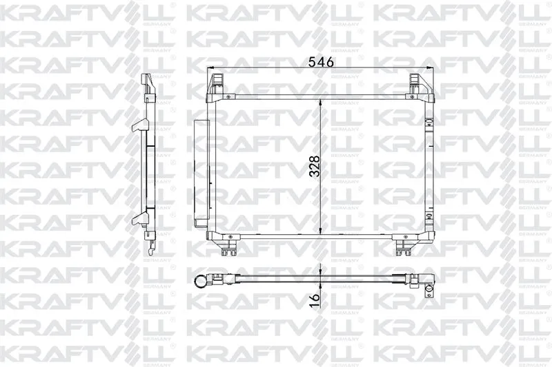 Klima Radyatörü  KRAFTVOLL 08060189