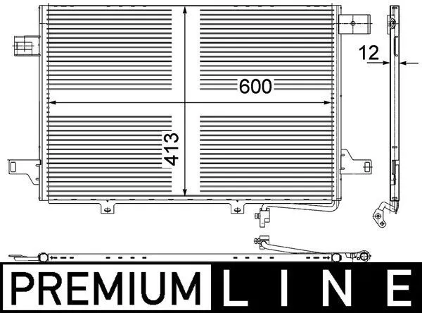 Klima Radyatörü  MAHLE AC 452 000P