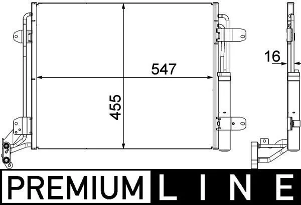 Klima Radyatörü  MAHLE AC 454 000P