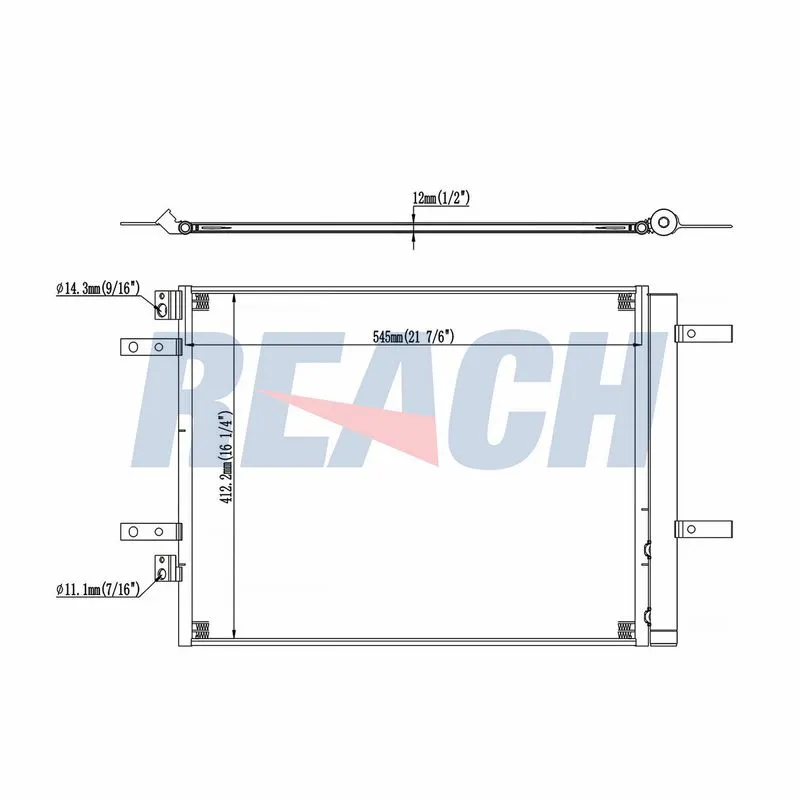 Klima Radyatörü  MOTORTEC PEG0796