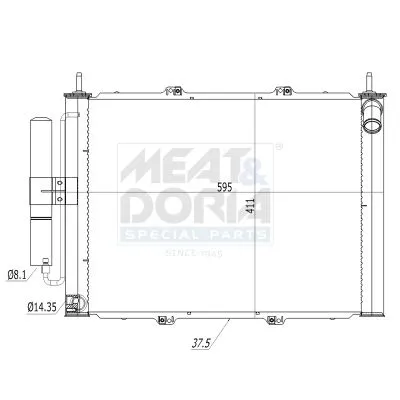 Klima Radyatörü  MOTORTEC RNT0482