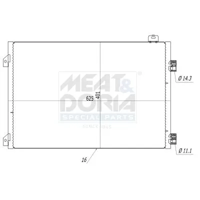 Klima Radyatörü  MOTORTEC RNT0529