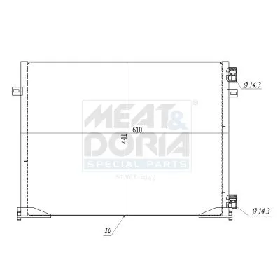 Klima Radyatörü  MOTORTEC RNT0835