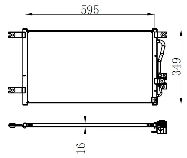 Klima Radyatörü  ORİS CMI980016