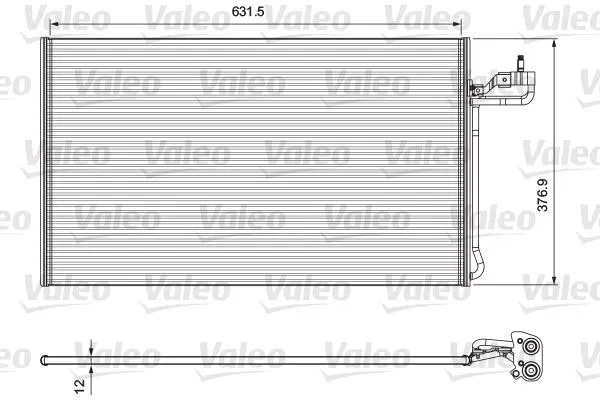 Klima Radyatörü  VALEO 814322