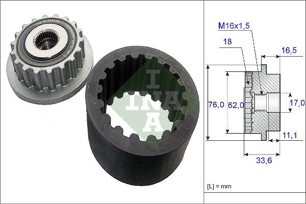 INA 535018610 Klima ve Direksiyon Pompa Kiti
