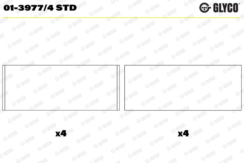 Biyel Yatak Çanağı GLYCO 01-3977/4 STD