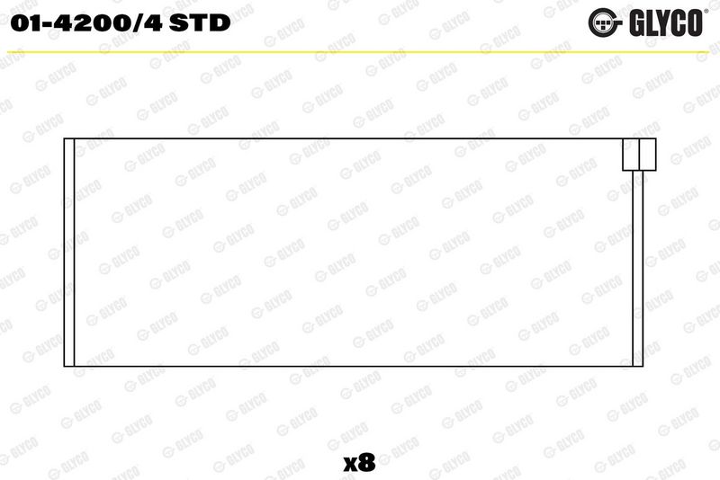 Biyel Yatak Çanağı GLYCO 01-4200/4 STD