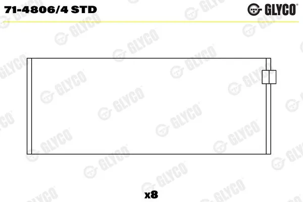 Kol Yatak (STD)  GLYCO 71-4806/4 STD