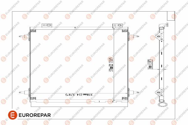 Kondansatör, Klima Sistemi EUROREPAR 1618100480