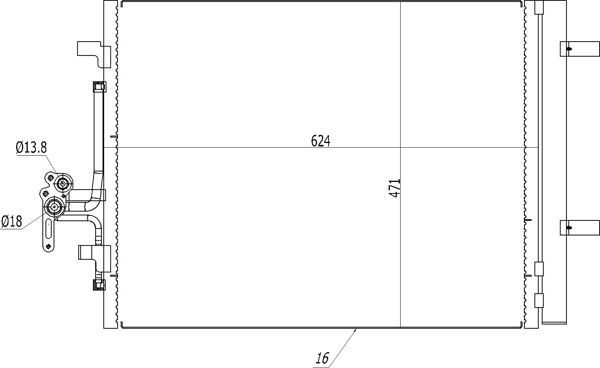 Kondansatör, Klima Sistemi HART 614 540