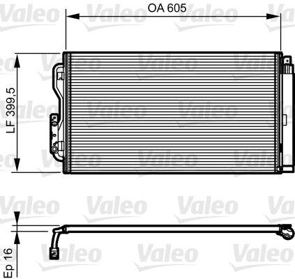 VALEO 814191 Klima Radyatörü