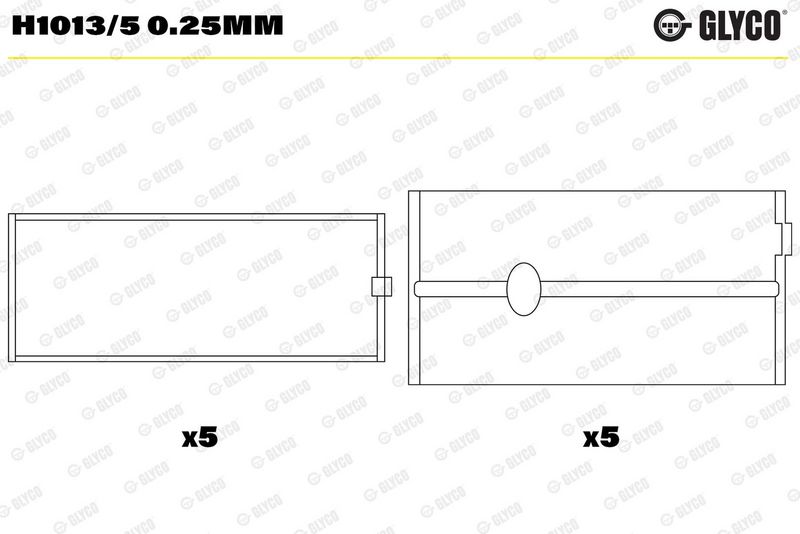 Krank Mili Yatak Çanağı Seti MAHLE 021 HS 20297 025