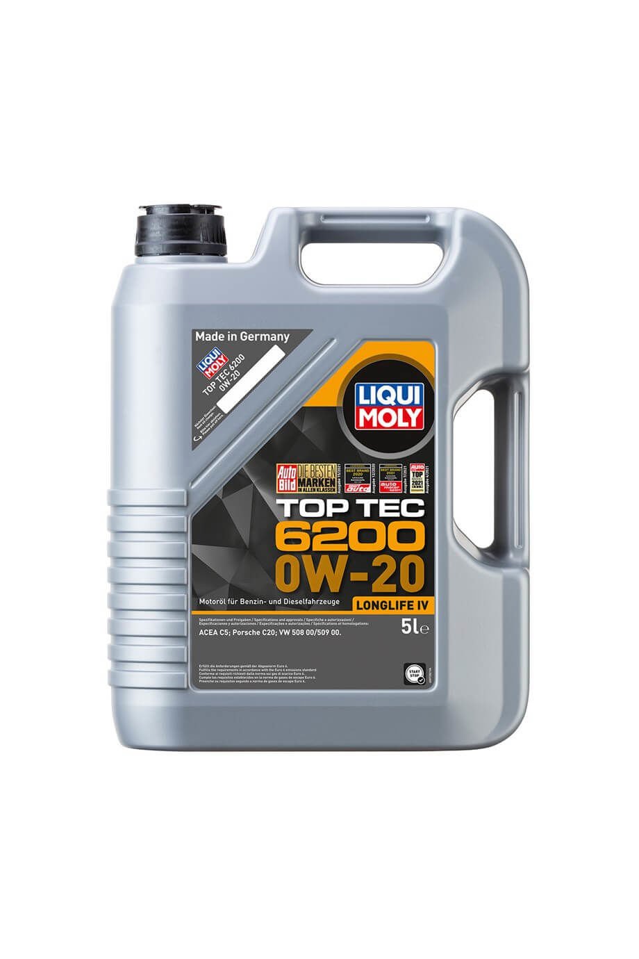 LIQUI MOLY 0W20 Motor Yağı Top Tec 6200 5 Litre (20789)