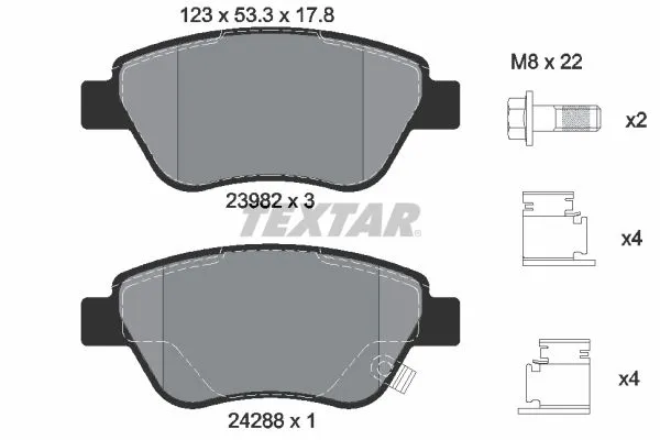 MAGNETI MARELLI 323700004600 Fren Balatası Ön