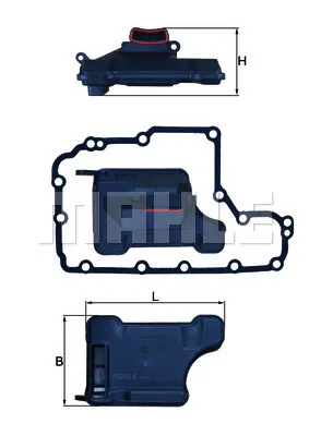 MAHLE HX157D Sanzuman Yag Fıltresı
