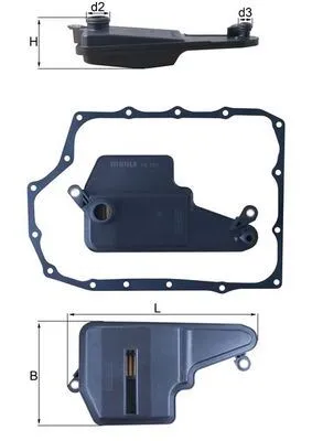 MAHLE HX193D Sanzuman Yag Fıltresı