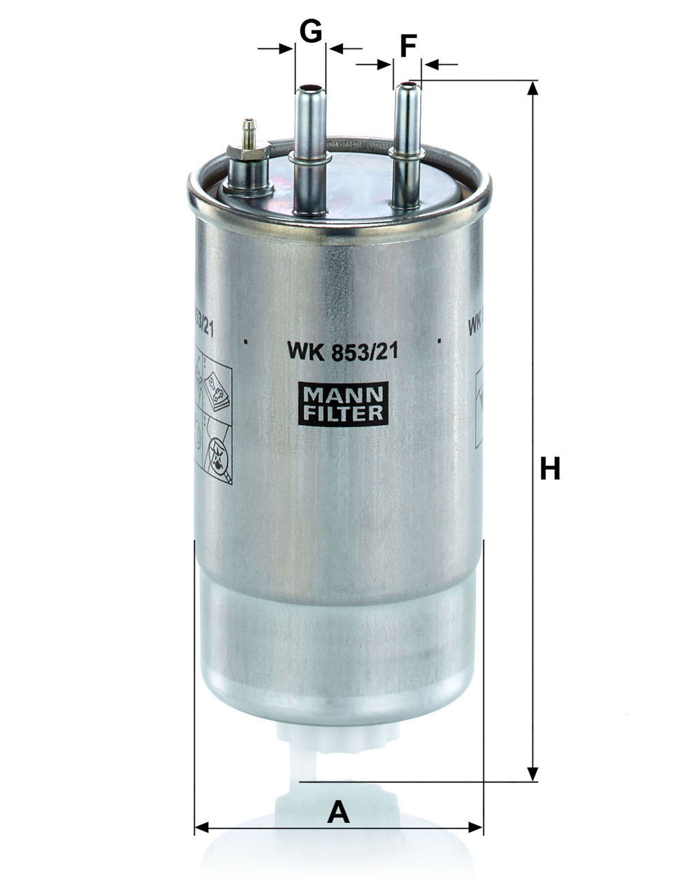 MAHLE MHL KL567 Yakıt Filtresi