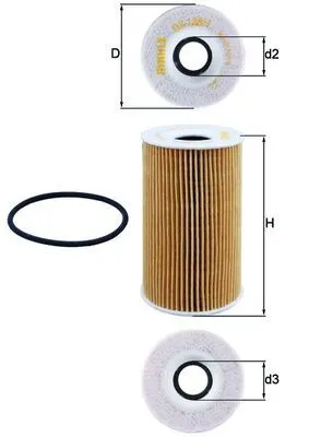 MAHLE OX1281D Yag Fıltresı