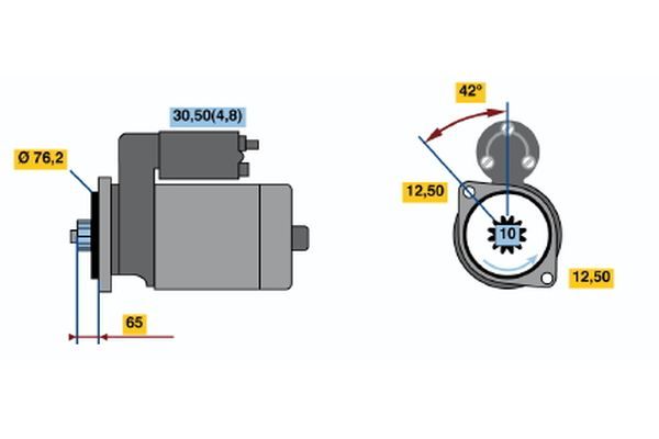 BOSCH 0001122402 Marş Dinamosu - . Görsel