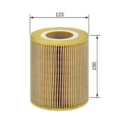 BOSCH 1457433715 Hava Filtresi - . Görsel