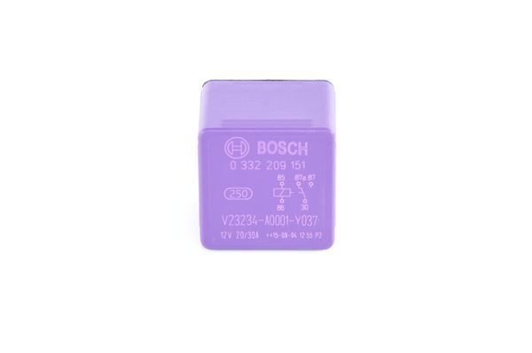 Mini Role 12V 30A 5 Fişli Sapsiz
