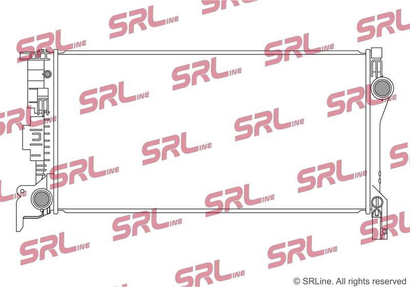Motor Su Radyatörü SRLine 90X208-1