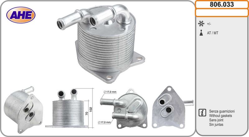 Motor Yağ Radyatörü AHE 806.033