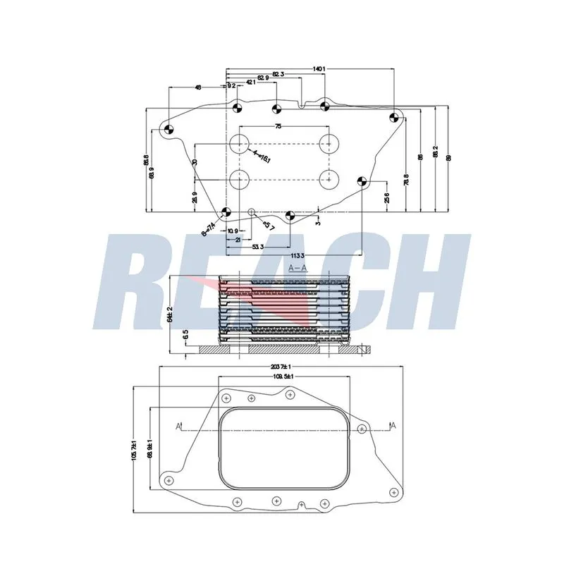 Motor Yağ Soğutucu  ASPART 6OCO1051
