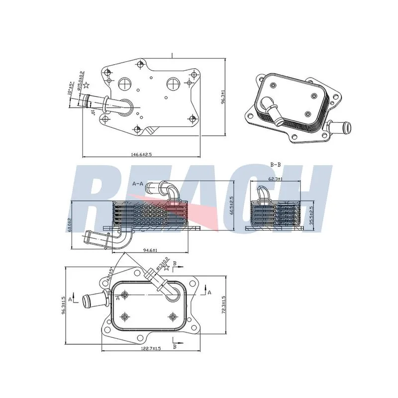 Motor Yağ Soğutucu  ASPART 6OCO1082
