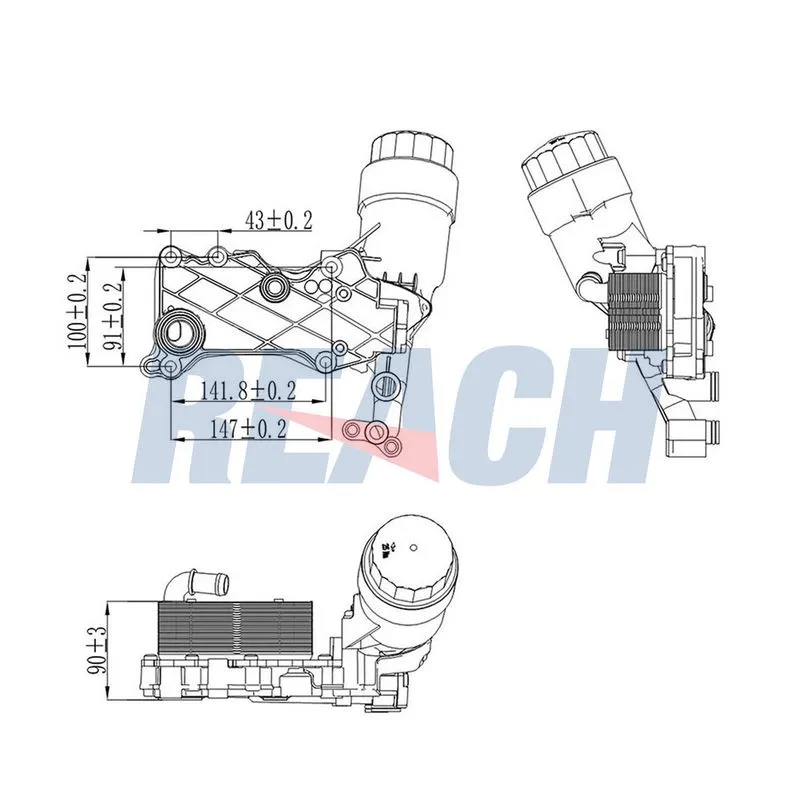 Motor Yağ Soğutucu  NRF 31350