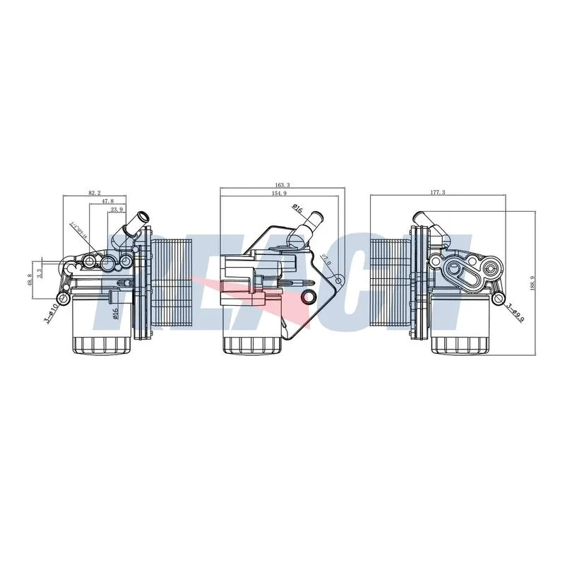 Motor Yağ Soğutucu  BITAPART BPE240007