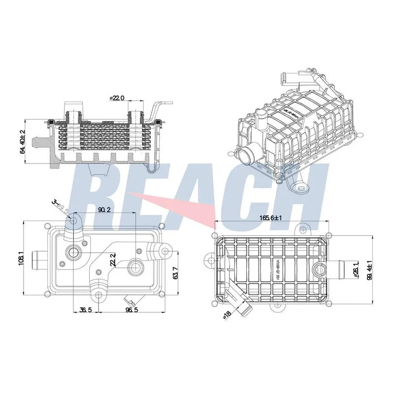 Motor Yağ Soğutucu  BROM BM5088