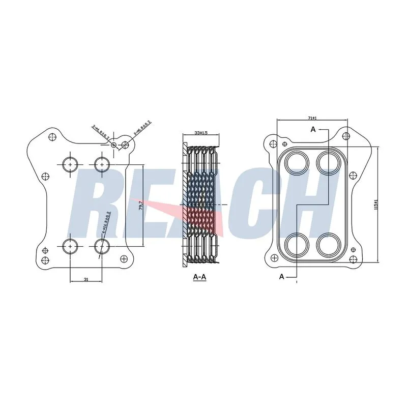 Motor Yağ Soğutucu  BSG 25-506-015