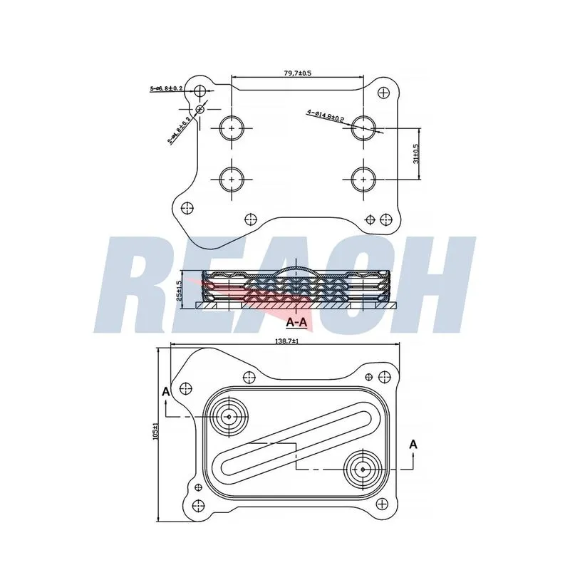Motor Yağ Soğutucu  BSG 25-506-017