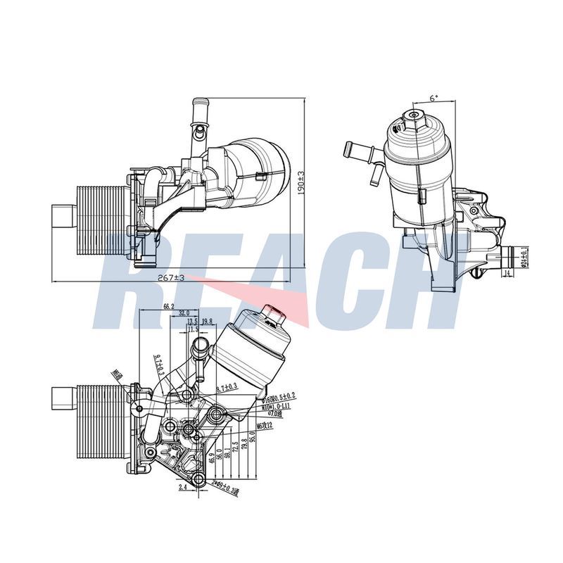 Motor Yağ Soğutucu  BSG 65-506-025