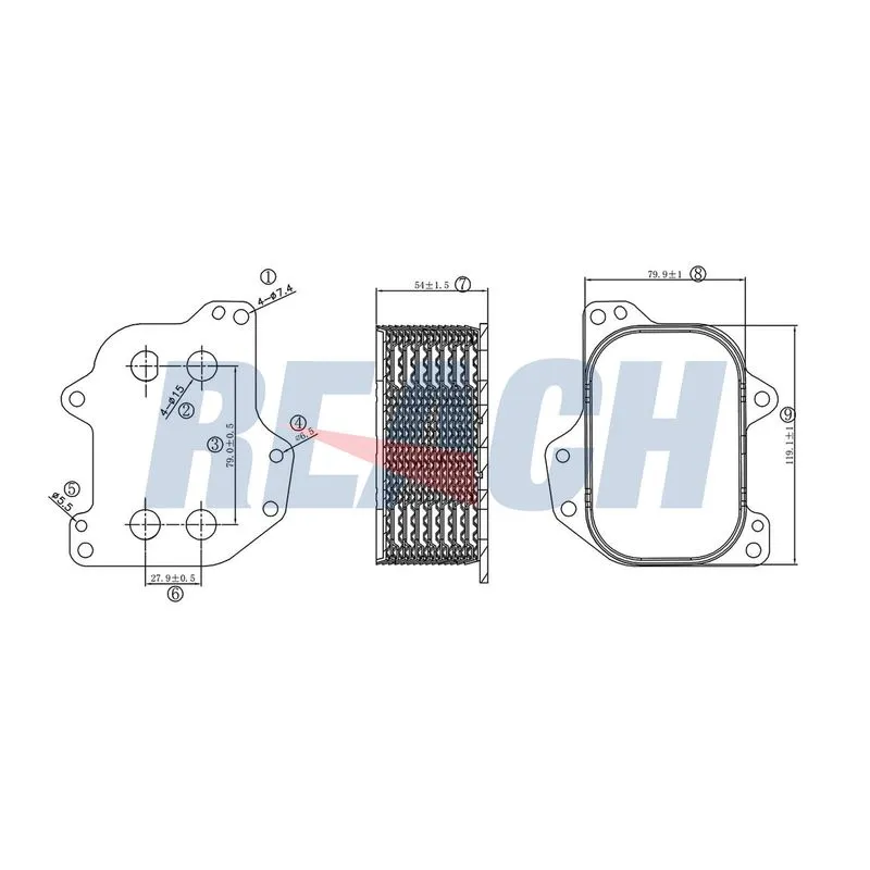 Motor Yağ Soğutucu  BSG 90-506-025