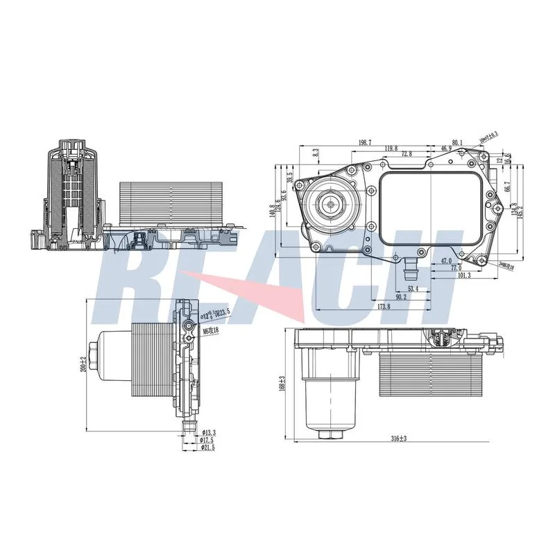 Motor Yağ Soğutucu  KRAFTVOLL 08090271