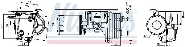 Motor Yağ Soğutucu  NISSENS 91337