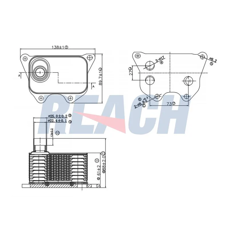 Motor Yağ Soğutucu  SWAPP 52139