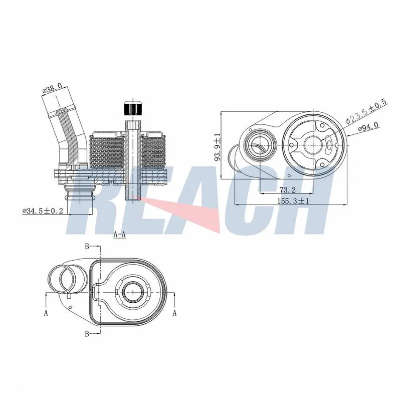 Motor Yağ Soğutucu  SWAPP 52239