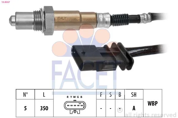 Oksijen (Lambda) Sensörü  FIAT ORJINAL 9810666880