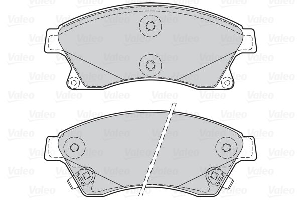 VALEO 670071 Fren Balatası Ön - . Görsel