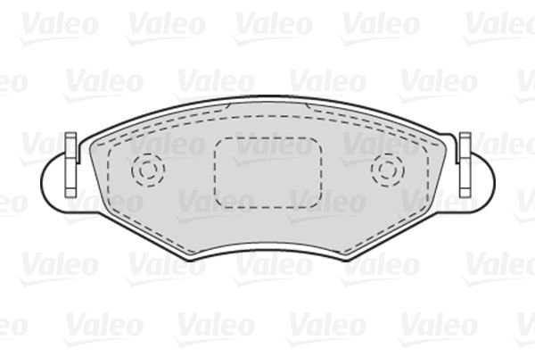 VALEO 670461 Fren Balatası Ön - . Görsel