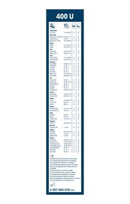 BOSCH 3397004579 Silecek Süpürgesi Ön - . Görsel