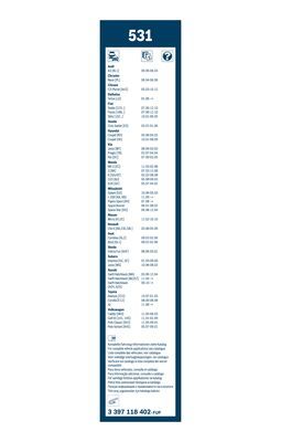 BOSCH 3397118402 Silecek Süpürgesi Ön Takım - . Görsel