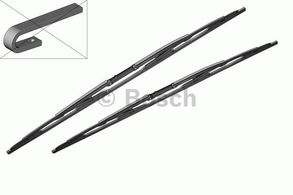 BOSCH 3397001543 Silecek Süpürgesi Ön Takım - . Görsel